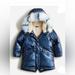 J. Crew Jackets & Coats | Girls' Metallic Puffer Jacket Parka With Primaloft New! Girls Size Xl | Color: Blue | Size: Xlg