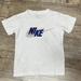 Nike Shirts & Tops | Nike Drifit Nike Logo Short Sleeve T'shirt Toddler Boys Size 5 White Blue Swoosh | Color: White | Size: 5b