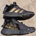 Adidas Shoes | Adidas Ownthegame 2.0 Basketball Shoe | Color: Black/Gold | Size: 13b