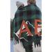 American Eagle Outfitters Bedding | American Eagle Outfitters Green Plaid Fleece Throw Blanket Christmas Gift Nwt | Color: Red | Size: Os