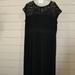 Torrid Dresses | Euc Torrid Long Black Maxi Dress With Lace Top Sz 2 | Color: Black | Size: 2x