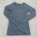 Nike Tops | Grey Nike Pro Combat Long Sleeve Size Small | Color: Gray | Size: S