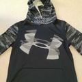 Under Armour Shirts & Tops | New Under Armour Youth Kids Teen Sweatshirt Hooded Pullover Xl | Color: Black/Gray | Size: Xlb