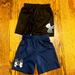 Under Armour Bottoms | 2 Pairs Of Boys Sz 6 Under Armour Shorts! | Color: Black/Blue | Size: 6b