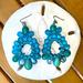 Anthropologie Jewelry | Adorable Handmade Earrings From Anthropologie | Color: Blue/Green | Size: Os