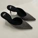 Zara Shoes | Brand New Zara Heels | Color: Black/Silver | Size: 7