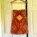 Free People Dresses | Free People Strapless Dress | Color: Gold/Orange | Size: 2