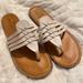 American Eagle Outfitters Shoes | 3/$25 Aeo Sandals Size 10 | Color: Tan/White | Size: 10