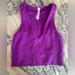 Athleta Tops | Athleta Aurora Ribbed Crop Tank | Color: Purple | Size: M