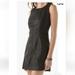 Free People Dresses | Free People Faux Leather Dress Size 6 | Color: Black | Size: 6