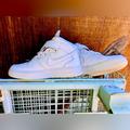 Nike Shoes | Air Force 1. Dunks Classic Velcro Strap Lace | Color: White | Size: 4b