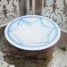 Anthropologie Accents | Anthropologie Blue And Whtie Pottery Bowl | Color: Blue/White | Size: Os