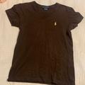 Ralph Lauren Tops | Brown Ralph Lauren V Neck Top | Color: Brown | Size: Xs