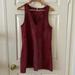 Free People Dresses | Free People Retro Mini Dress Cow Suede V-Neck Size S | Color: Red | Size: S