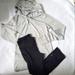 Lululemon Athletica Other | Activewear Set Old Navy Long Sleeve Top Small & Lululemon Capri Size 4 | Color: Black/Gray | Size: S