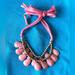 Anthropologie Jewelry | Anthropologie Tie Back Necklace | Color: Orange/Pink | Size: Os