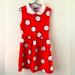 Disney Dresses | Disney Dress | Color: Red/White | Size: S