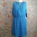 Ralph Lauren Dresses | New Ralph Lauren Sleeveless Dress | Color: Blue/White | Size: 14