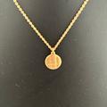 Madewell Jewelry | (35)Madewell Nwot Hammered Pendant | Color: Gold | Size: Os