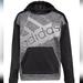 Adidas Shirts & Tops | Adidas Block Melange Hooded Pull Over Sweatshirt | Color: Black/Gray | Size: Lb