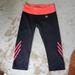 Adidas Pants & Jumpsuits | Adidas Low Rise Leggings | Color: Black/Orange | Size: M