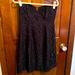 J. Crew Dresses | J Crew Black Lace Strapless Dress | Color: Black | Size: 10