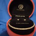 Giani Bernini Jewelry | Giani Bernini Tennis Bracelet & Stud Earrings Set Sterling Silver & Cz Solitaire | Color: Silver | Size: Os