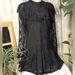Zara Dresses | 5/25 Zara Lace Skort Dress! | Color: Black | Size: S