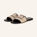 Burberry Shoes | Burberry Carolyn Logo Band Slide Sandal (Women) | Color: Cream | Size: 5