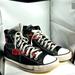 Converse Shoes | Converse High Top Sneakers Size 10 (Women) 8 (Men) In Excellent Condition | Color: Black/Red | Size: 10