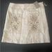Anthropologie Skirts | Floreat For Anthropologie Cream Color Size 8 Skirt | Color: Brown/Cream | Size: 8