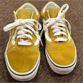 Vans Shoes | Euc Vans Old Skool Yellow Suede Women's 6.5 Men’s 5 Skate Casual Shoes Sneakers | Color: Yellow | Size: 6.5