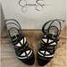 Jessica Simpson Shoes | Jessica Simpson Js-Krisella2 Black Coconut/ Black And White Wedges | Color: Black/White | Size: 7.5