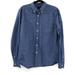 J. Crew Shirts | J.Crew Slim Oxford Button Down L Blue 100% Cotton Denim Look Dress Shirt Men | Color: Blue/White | Size: L