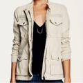 Free People Jackets & Coats | Free People Military Jacket Nwt | Color: Cream/Tan | Size: S