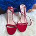 Gucci Shoes | - [ ] Gucci Braided Leather Sandals Red Tap Need Repairs Size 39 Authentic | Color: Red | Size: 39