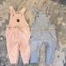 Zara One Pieces | Calling All Overall Lovers! Baby B’gosh And Zara Overalls 9-12 Months | Color: Pink/White | Size: 9-12mb