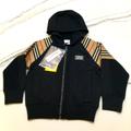 Burberry Jackets & Coats | Burberry Boy’s Colorblock Zip-Up Hoodie W/ Tags | Color: Black/Tan | Size: 6b
