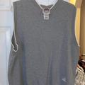 Adidas Sweaters | Euc Men's Sweater Vest Adidas Embroidered. Men's Large Grey W/ White | Color: Gray/White | Size: L