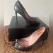 Gucci Shoes | Gucci Guccissima Gg Horsebit Peep Toe Pumps Size 7 | Color: Black | Size: 7