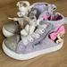 Disney Shoes | Disney Junior Minnie Mouse High Top Sneakers! Excellent Condition! | Color: Gray/Pink | Size: 6bb