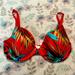 Pink Victoria's Secret Intimates & Sleepwear | Euc Pink Bra | Color: Green/Red | Size: 32d