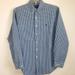 Ralph Lauren Shirts | 5 For $25 Ralph Lauren Gingham Print Dress Shirt Neck 16 | Color: Blue/White | Size: 16