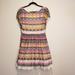 Anthropologie Dresses | Anthropologie Weston Wear Caraz Aztec Dress Size M | Color: Gray/Yellow | Size: M