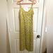 Zara Dresses | Brand New With Tags Gorgeous Zara Dress | Color: Green/Yellow | Size: L