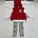 Disney Matching Sets | Disney Brand New 3 Piece Set For Toddler Girl | Color: Gray/Red | Size: 3tg