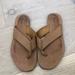 Madewell Shoes | Madewell Genuine Leather Flip Flops Tan Sz 5.5 | Color: Tan | Size: 5.5