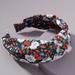 Anthropologie Accessories | Anthropologie Mariela Knotted Headband | Color: Black/Red | Size: Os