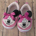 Disney Shoes | Disney Minnie Mouse Baby Crib Shoes Pink 6-9m | Color: Black/Pink | Size: 6-9 Months