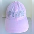 Pink Victoria's Secret Accessories | Euc Pink Victoria's Secret Women's One Size Ball Cap Baseball Light Pink Glitter | Color: Pink/Silver | Size: Os
